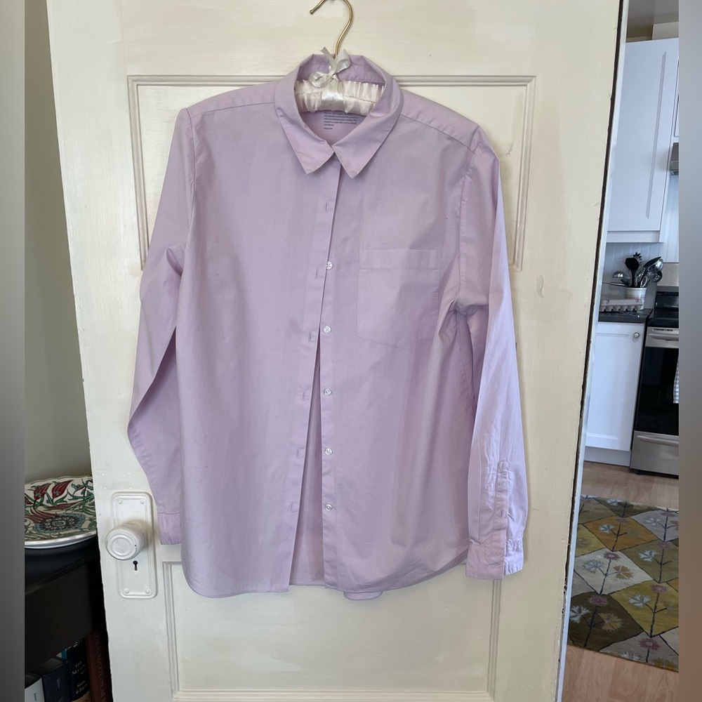 Aiayu luxury brand organic cotton blouse.